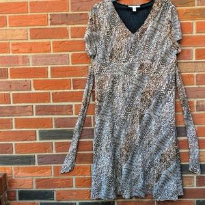 JM collection animal print dress XL